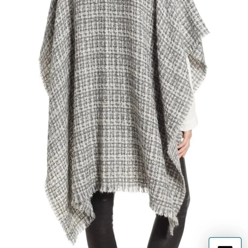 Metallic Tweed Ruana ECHO - Picture 2 of 2